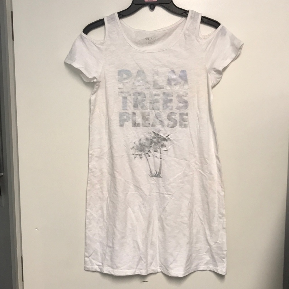 The Children’s Place cold shoulder palm trees